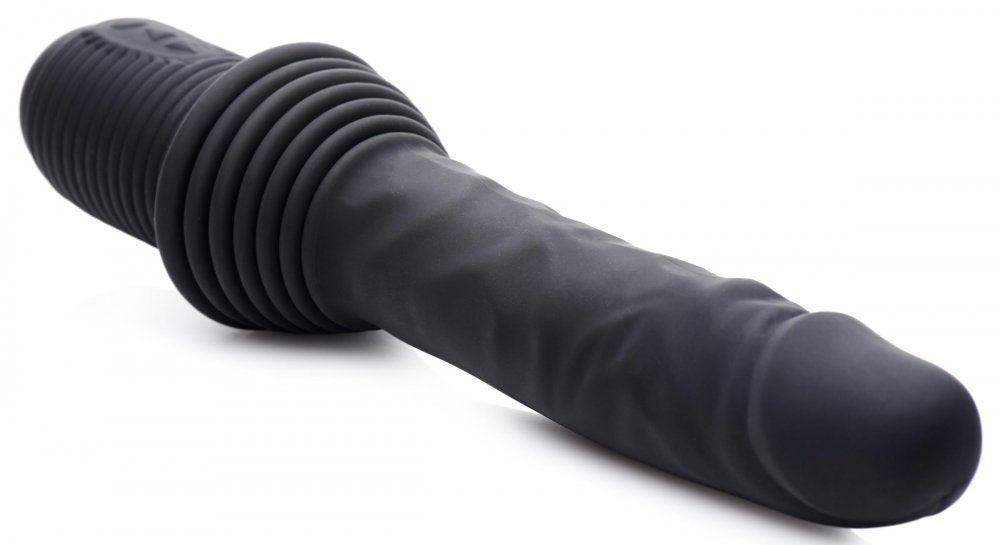 10X Silicone Vibrating and Thrusting Dildo - The Dildo Hub