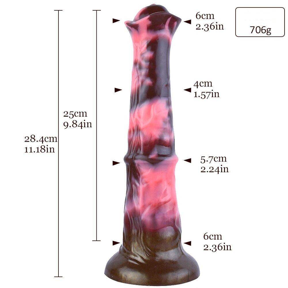 š“ 11.18 Inch Mustang | Horse Dildo - Animal Dildo - Monster Dildo - The Dildo Hub