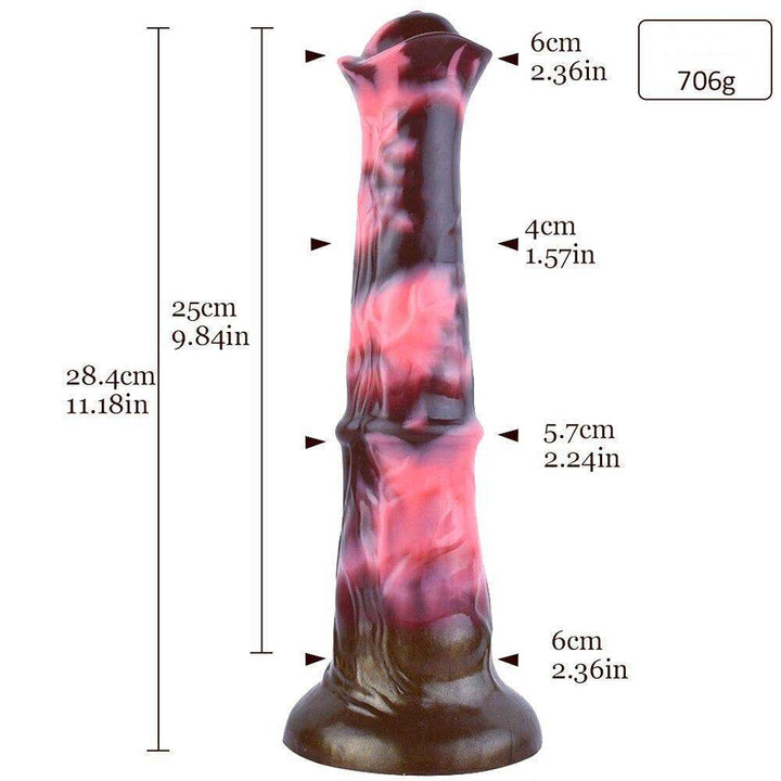 š“ 11.18 Inch Mustang | Horse Dildo - Animal Dildo - Monster Dildo - The Dildo Hub
