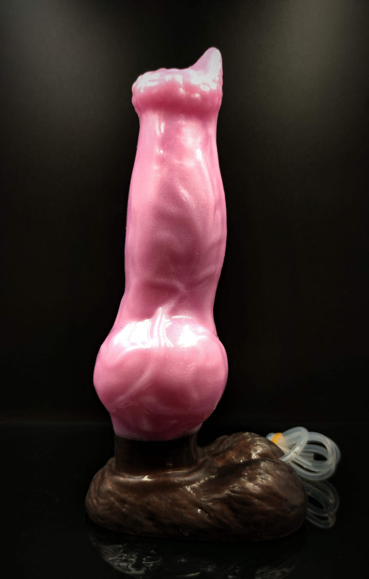 11.22 Inch Bernard Dog Knotted Dildo - The Dildo Hub