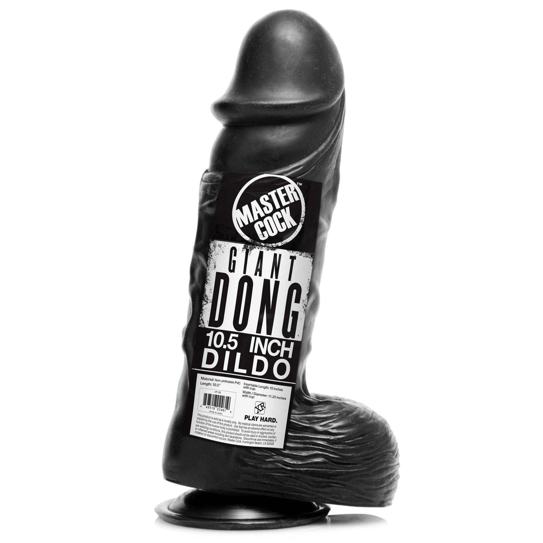 11 Inch Black Dong | Large Realistic Dildo - Huge Realistic Dildo - Extreme Dildo - The Dildo Hub