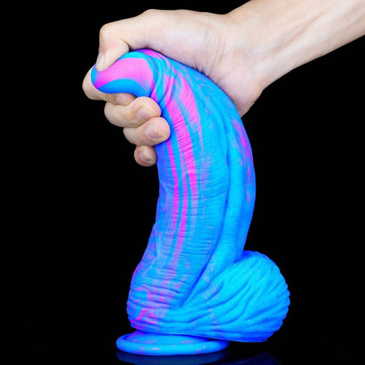 ✨ 11 Inch Party Dong Glittered Silicone Dildo - The Dildo Hub