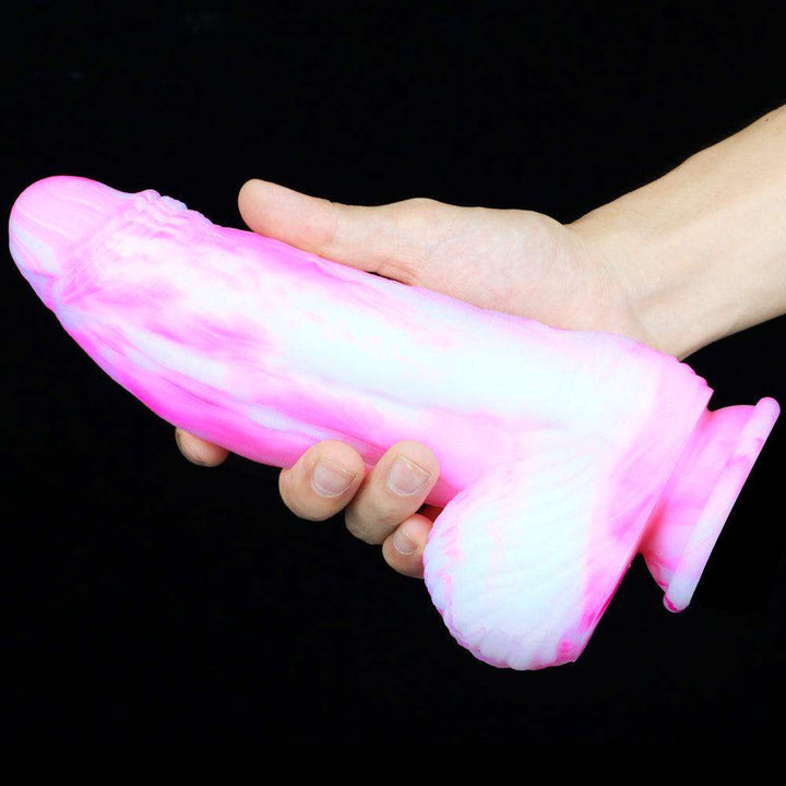 ✨ 11 Inch Party Dong Glittered Silicone Dildo - The Dildo Hub