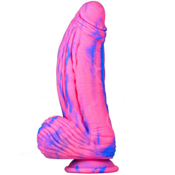 ✨ 11 Inch Party Dong Glittered Silicone Dildo - The Dildo Hub