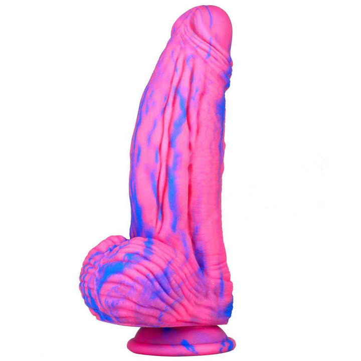✨ 11 Inch Party Dong Glittered Silicone Dildo - The Dildo Hub