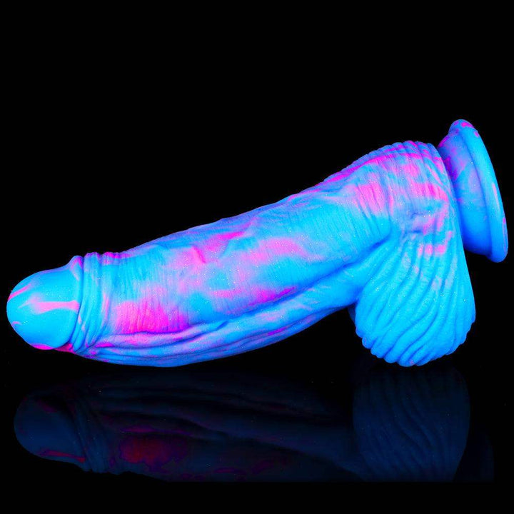✨ 11 Inch Party Dong Glittered Silicone Dildo - The Dildo Hub