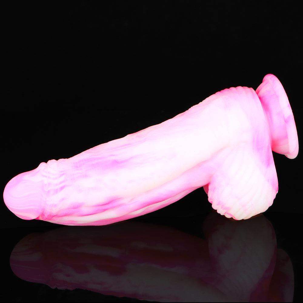 ✨ 11 Inch Party Dong Glittered Silicone Dildo - The Dildo Hub