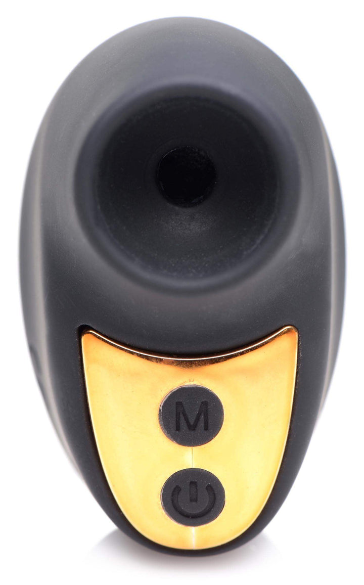 12X Mini Silicone Clit Stimulator - Black - The Dildo Hub