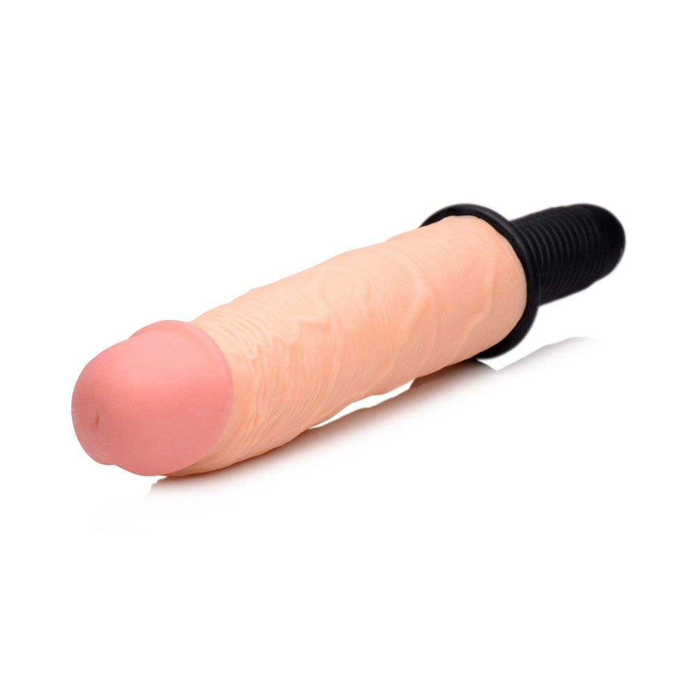 14.5 Inch Flesh Violator | 13-Mode Large Vibrating Dildo - Thrusting Dildo - The Dildo Hub