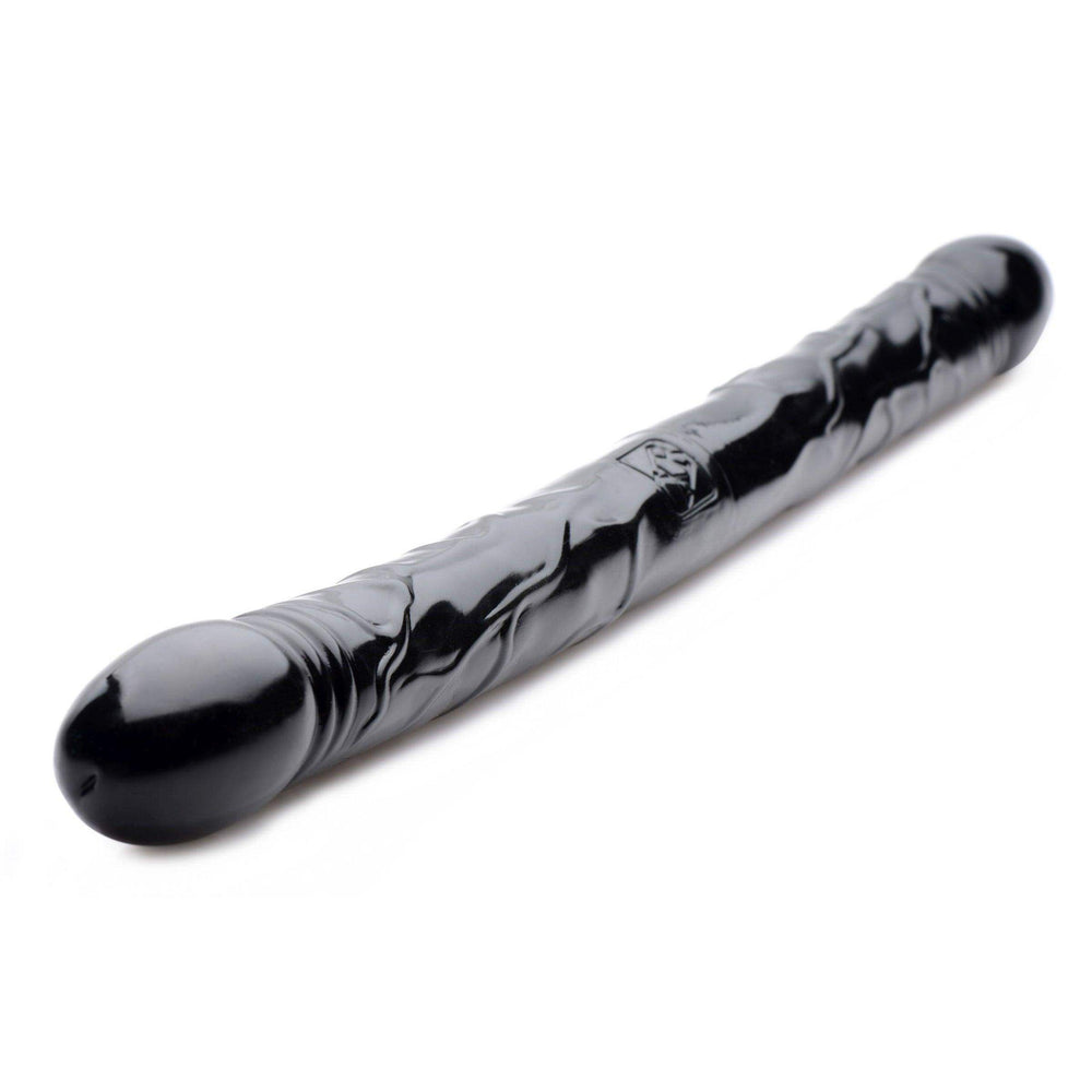 17.5 Inch Black Dong | Double Dildo - Double-Ended Dildo - Double-Headed Dildo - The Dildo Hub