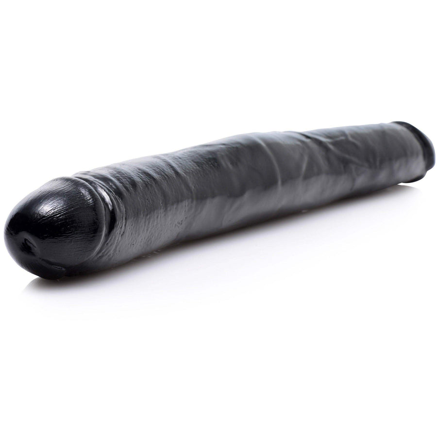 17.5 Inch Double Black Dong | Double Dildo - Double-Ended Dildo - The Dildo Hub