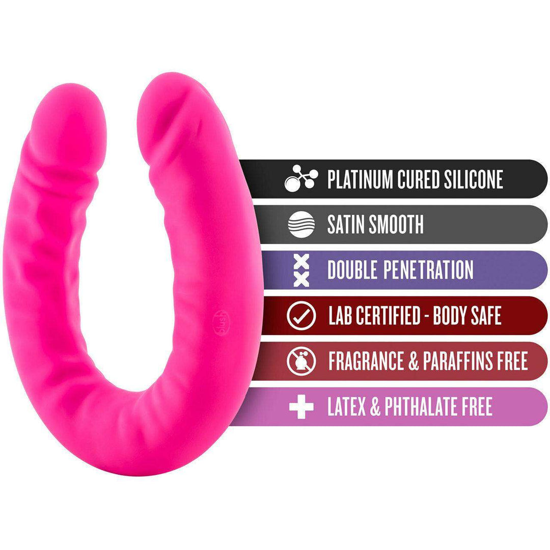 18 Inch Pink Double Dong | Extra Large Dildo - Huge Double Dildo - Double-Headed Dildo - The Dildo Hub