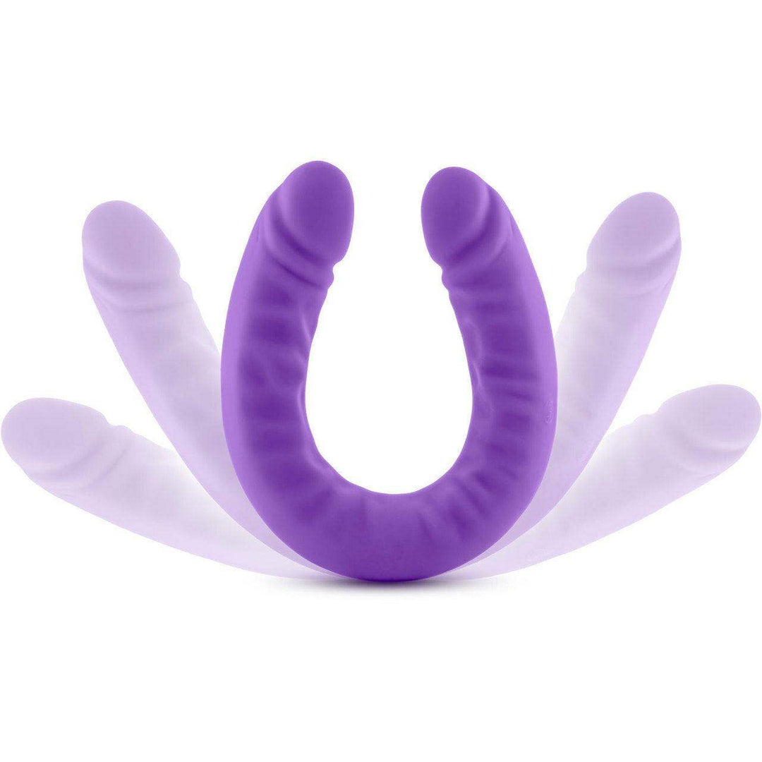 18 Inch Purple Double Dong | Extra Large Dildo - Huge Double Dildo - Double-Headed Dildo - The Dildo Hub