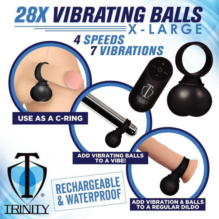 28X Vibrating Balls - Large - The Dildo Hub