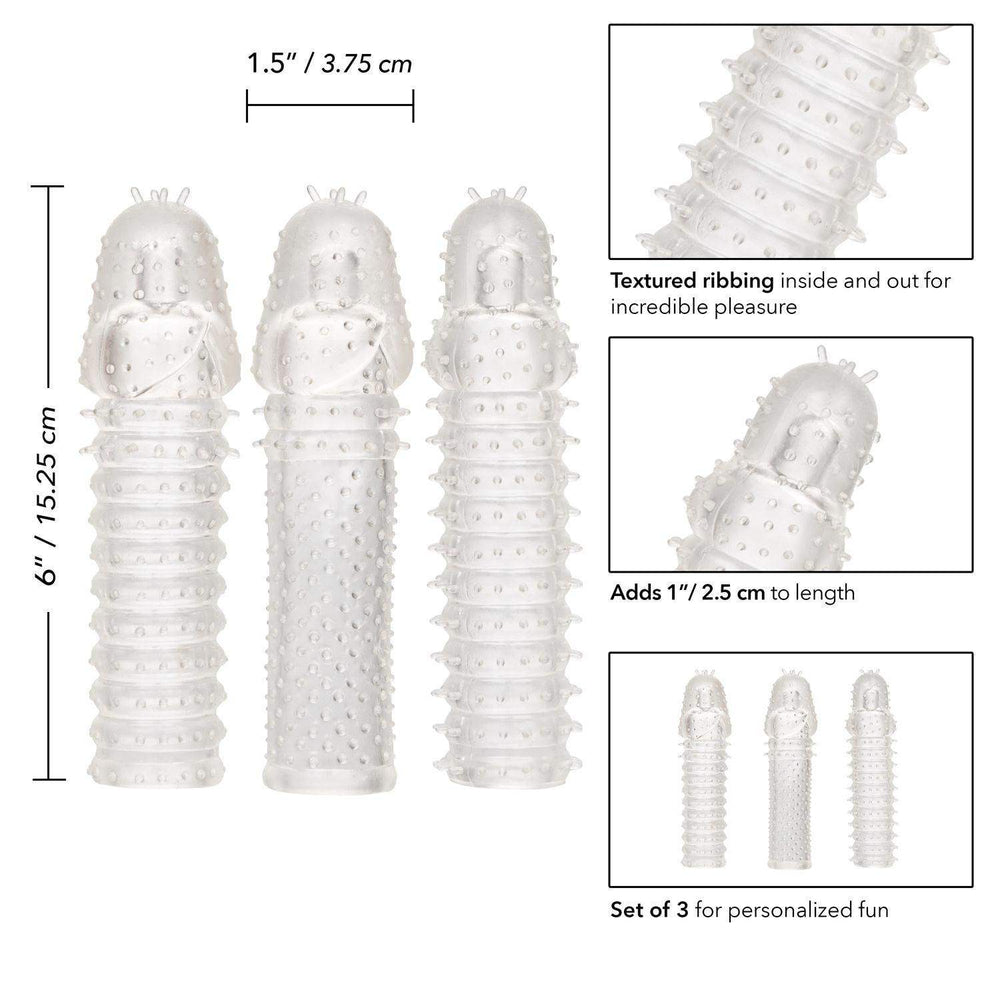 3 Piece Penis Extension Kit | CalExotics - The Dildo Hub
