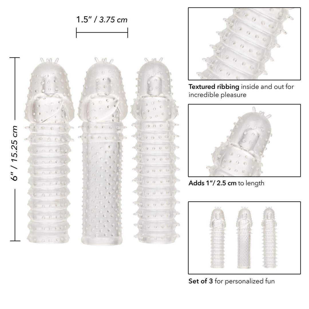 3 Piece Penis Extension Kit | CalExotics - The Dildo Hub