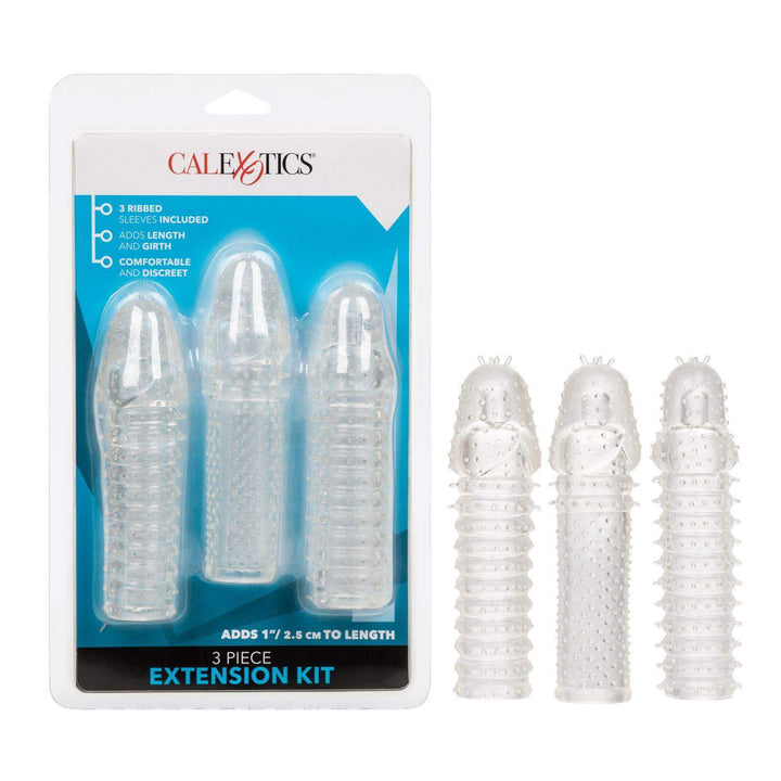 3 Piece Penis Extension Kit | CalExotics - The Dildo Hub