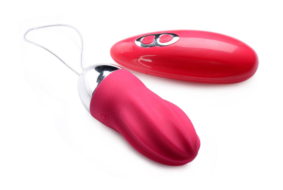 36X Swirled Vibrating Remote Control Egg - The Dildo Hub