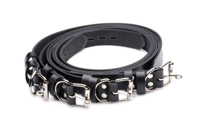 4 Pack Leather Locking Bondage Straps - The Dildo Hub