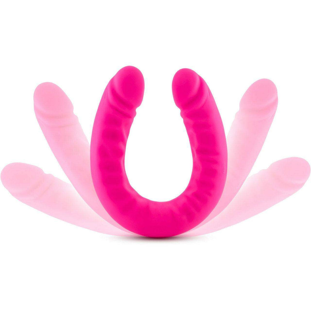 18 Inch Pink Double Dong | Extra Large Dildo - Huge Double Dildo - Double-Headed Dildo - The Dildo Hub
