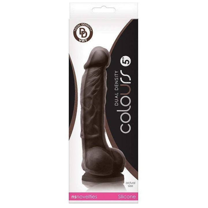 5 Inch Dark Brown Cock | Small Realistic Dildos - Dual Density Dildo - Lifelike Dildo - The Dildo Hub