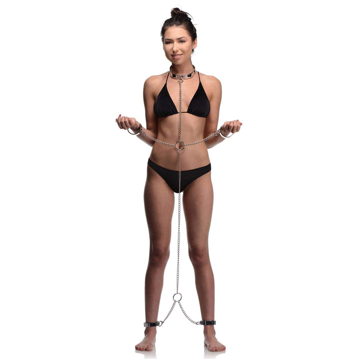 5 Piece Stainless Steel Shackle Set - Small - The Dildo Hub