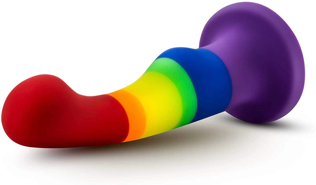 6 Inch Pride P1 Freedom Silicone Dildo With Suction Cup Base - The Dildo Hub