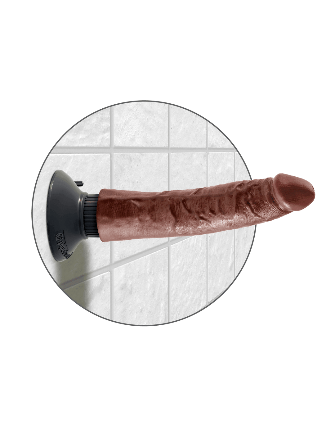 7 Inch King Cock Realistic Vibrating Dildo - The Dildo Hub