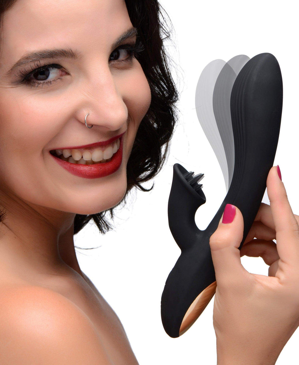 7X Bendable Silicone Clit Stimulating Vibrator - The Dildo Hub