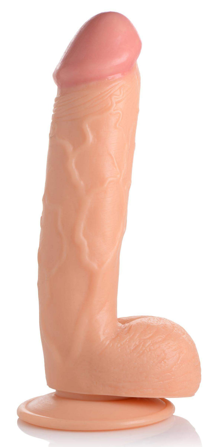 8.25 Inch Dildo Realistic with Balls - Light - The Dildo Hub