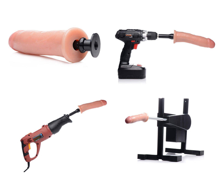 8 Inch Cock Lock | Vac-U-Lock Compatible Realistic Dildo - The Dildo Hub