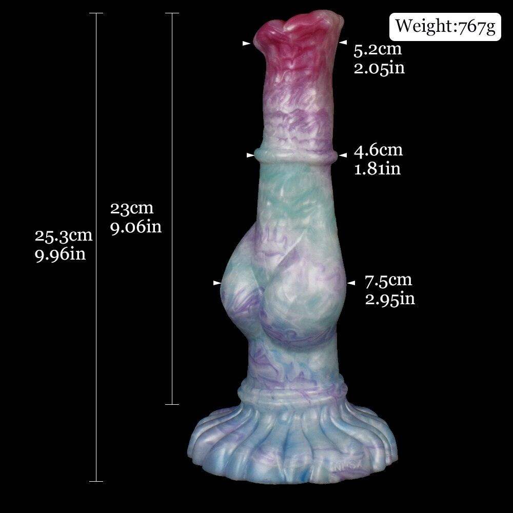 🐎 9.96 Inch Knotty | Horse Dildo - Animal Dildo - Knot Dildo - The Dildo Hub