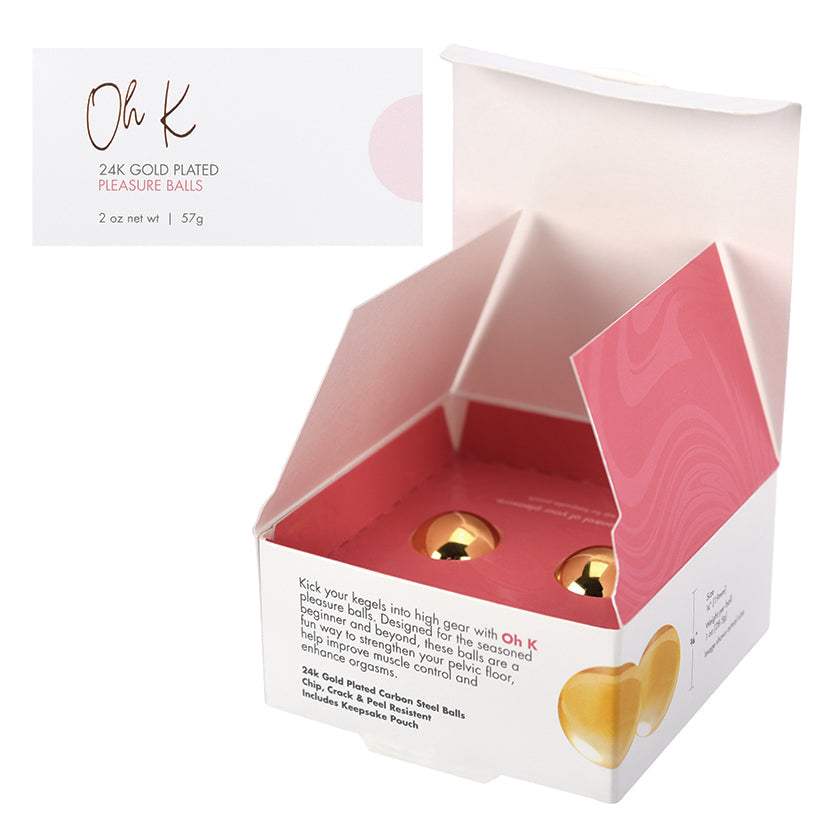 CG Pleasure Balls 24K Gold Plated (Set)  from Classic Brands