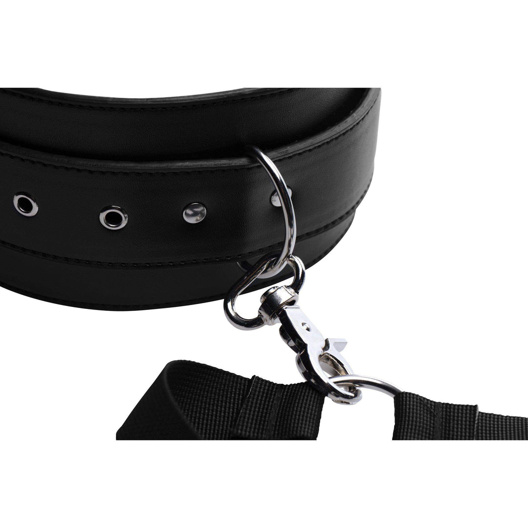 Acquire Easy Access Thigh Harness with Wrist Cuffs - The Dildo Hub