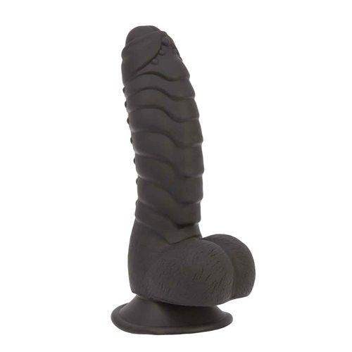 Addiction Ben Black Realistic Dildo With Balls - 7 Inches | BMS Factory - The Dildo Hub