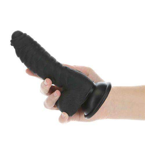 Addiction Ben Black Realistic Dildo With Balls - 7 Inches | BMS Factory - The Dildo Hub