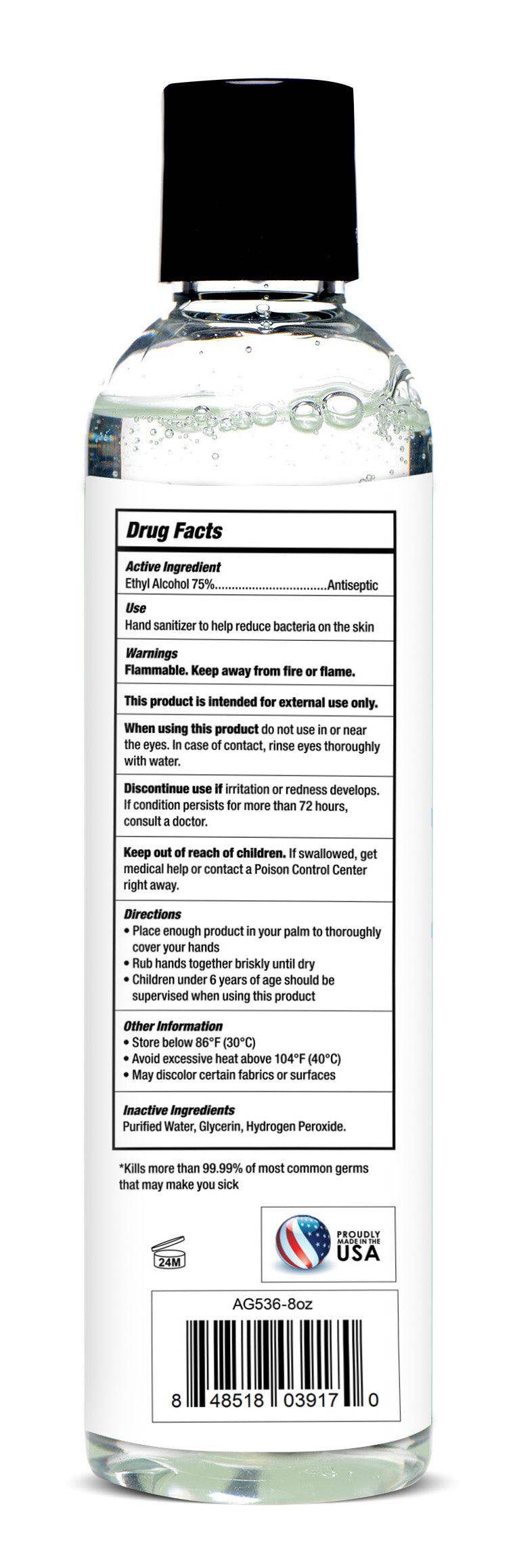 Advanced Antiseptic Hand Sanitizer - 8 oz - The Dildo Hub