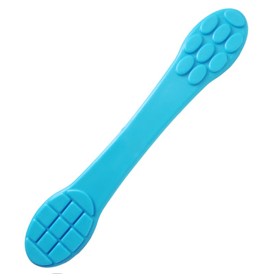 Textured Blue Silicone CBT Ball Slapper paddles from Frisky