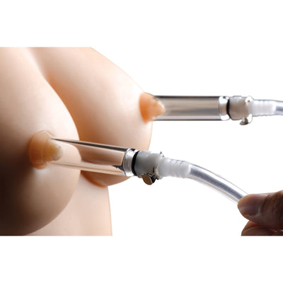 Nipple Pumping System with Dual Detachable Acrylic Cylinders size-matters-enlargers from Size Matters