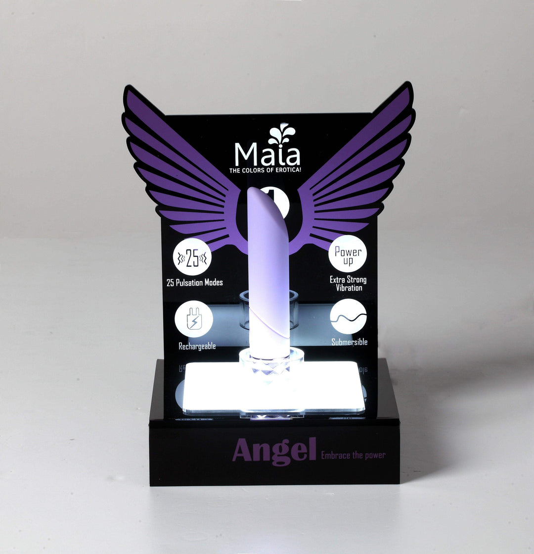 ANGEL Crystal Gems USB Rechargeable 25-Function Bullet - The Dildo Hub