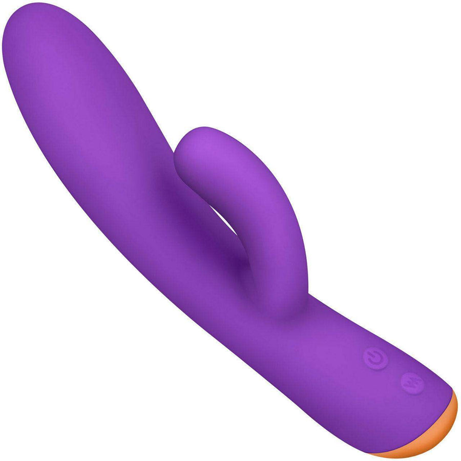 Aria Electrify Luxurious Silicone Rabbit Style Vibrator Plum | Blush - The Dildo Hub