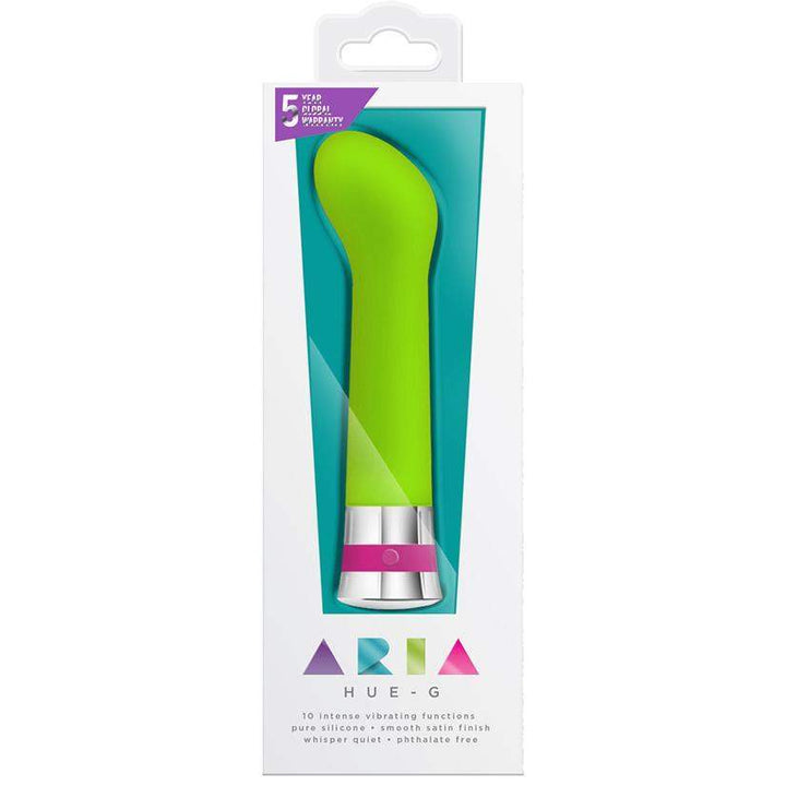 Aria Hue G Lime G-Spot Vibrator | Blush - The Dildo Hub