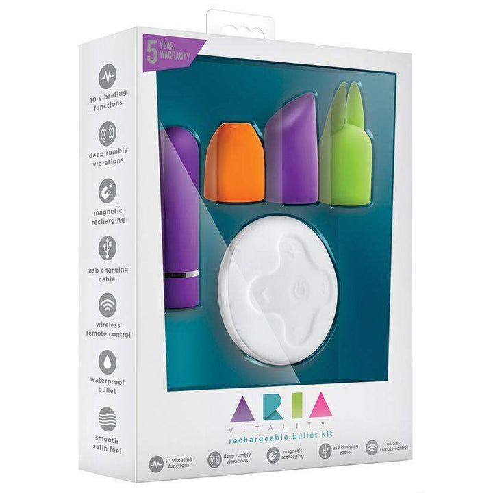 Aria - Vitality - Plum Bullet Vibrator | Blush - The Dildo Hub