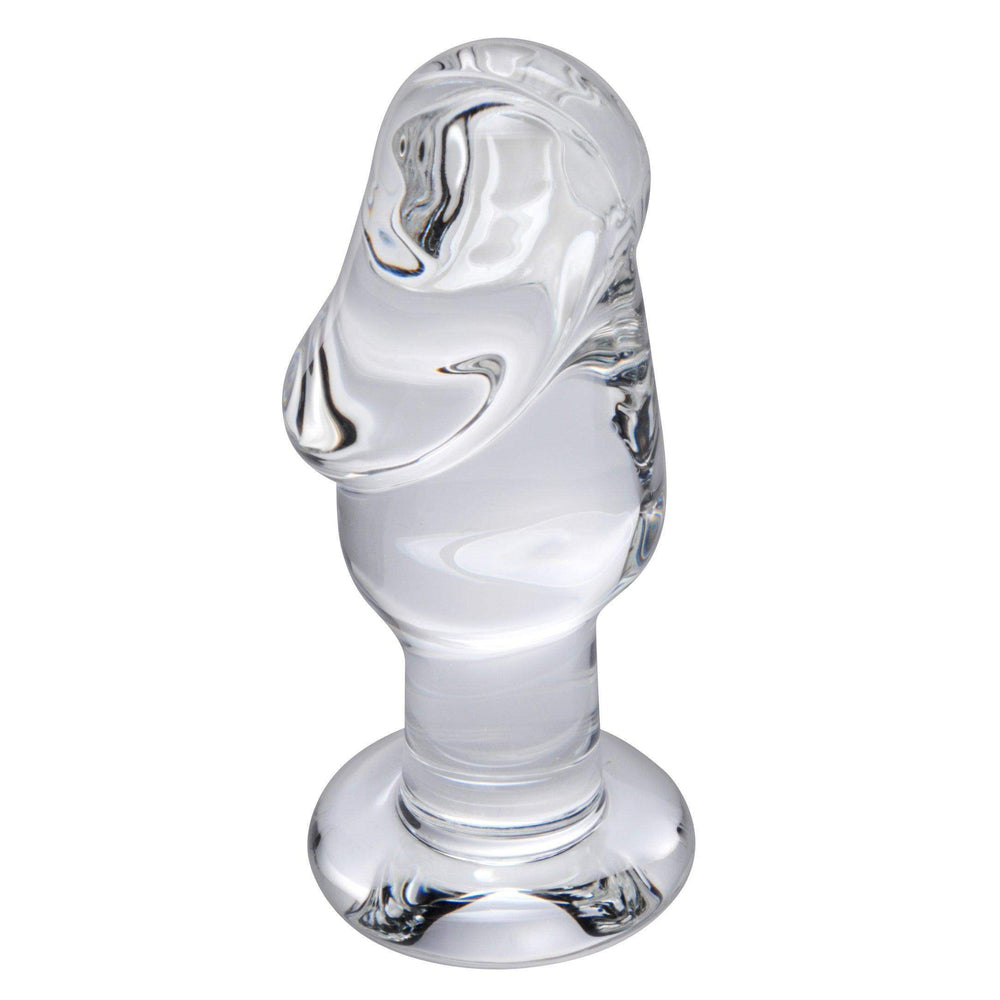 Asvini Glass Penis Anal Plug - The Dildo Hub
