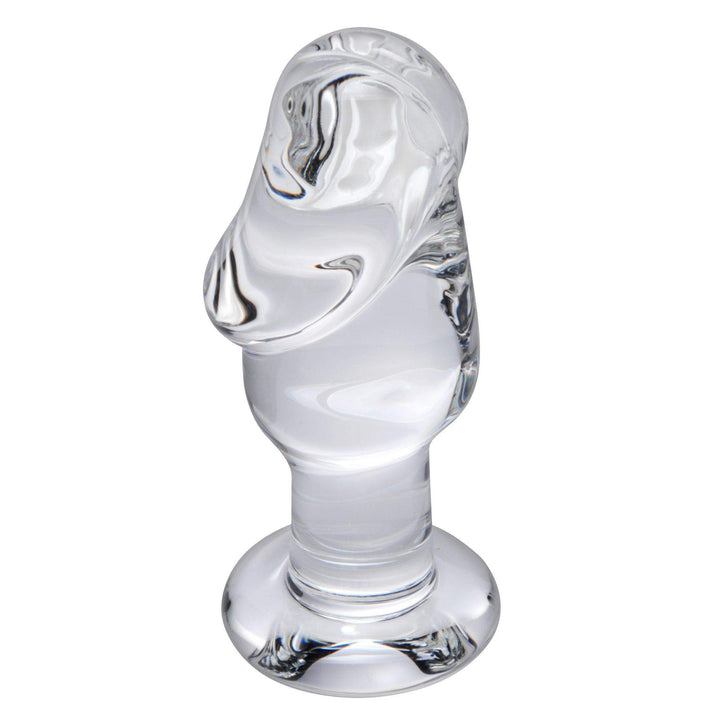 Asvini Glass Penis Anal Plug - The Dildo Hub