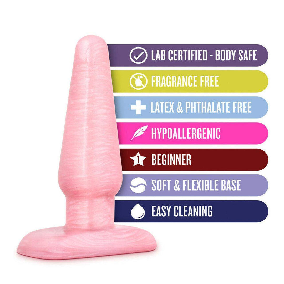 B Yours - Cosmic Plug - Pink - Small - The Dildo Hub