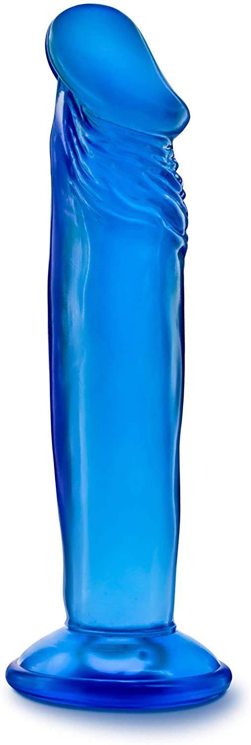 B Yours Sweet N Small Blue Realistic Dildo - 6 Inches | Blush - The Dildo Hub
