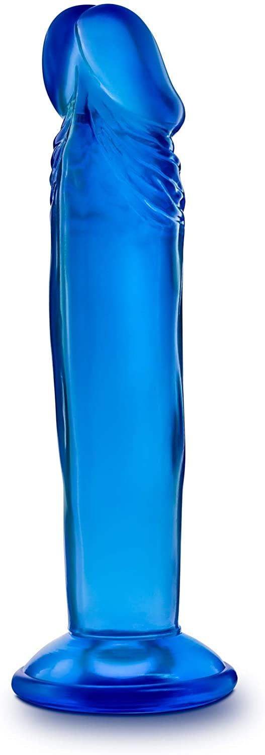 B Yours Sweet N Small Blue Realistic Dildo - 6 Inches | Blush - The Dildo Hub