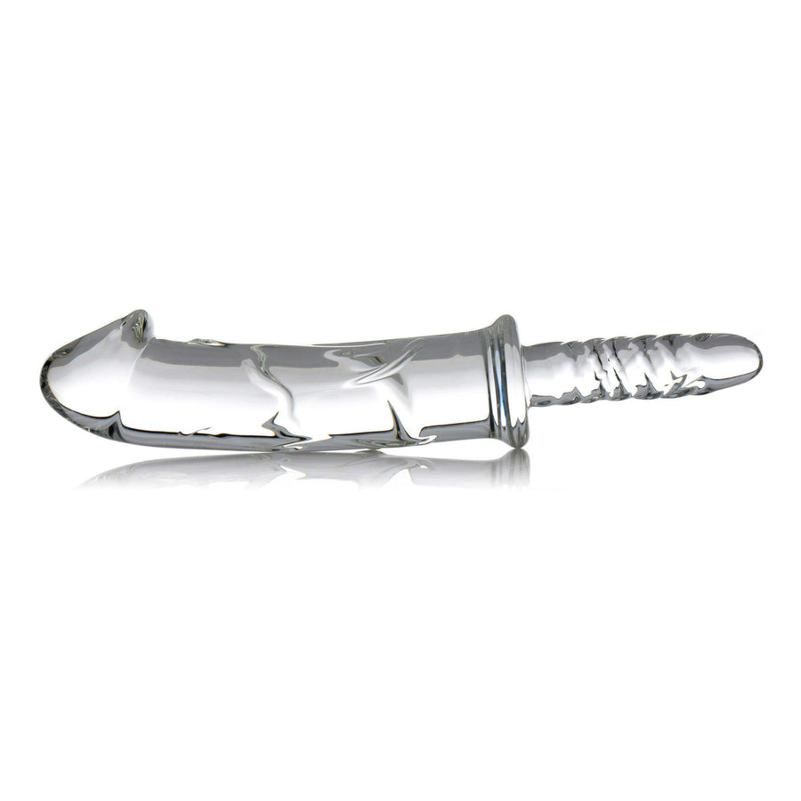Battle Rammer Phallic Glass Thruster - The Dildo Hub