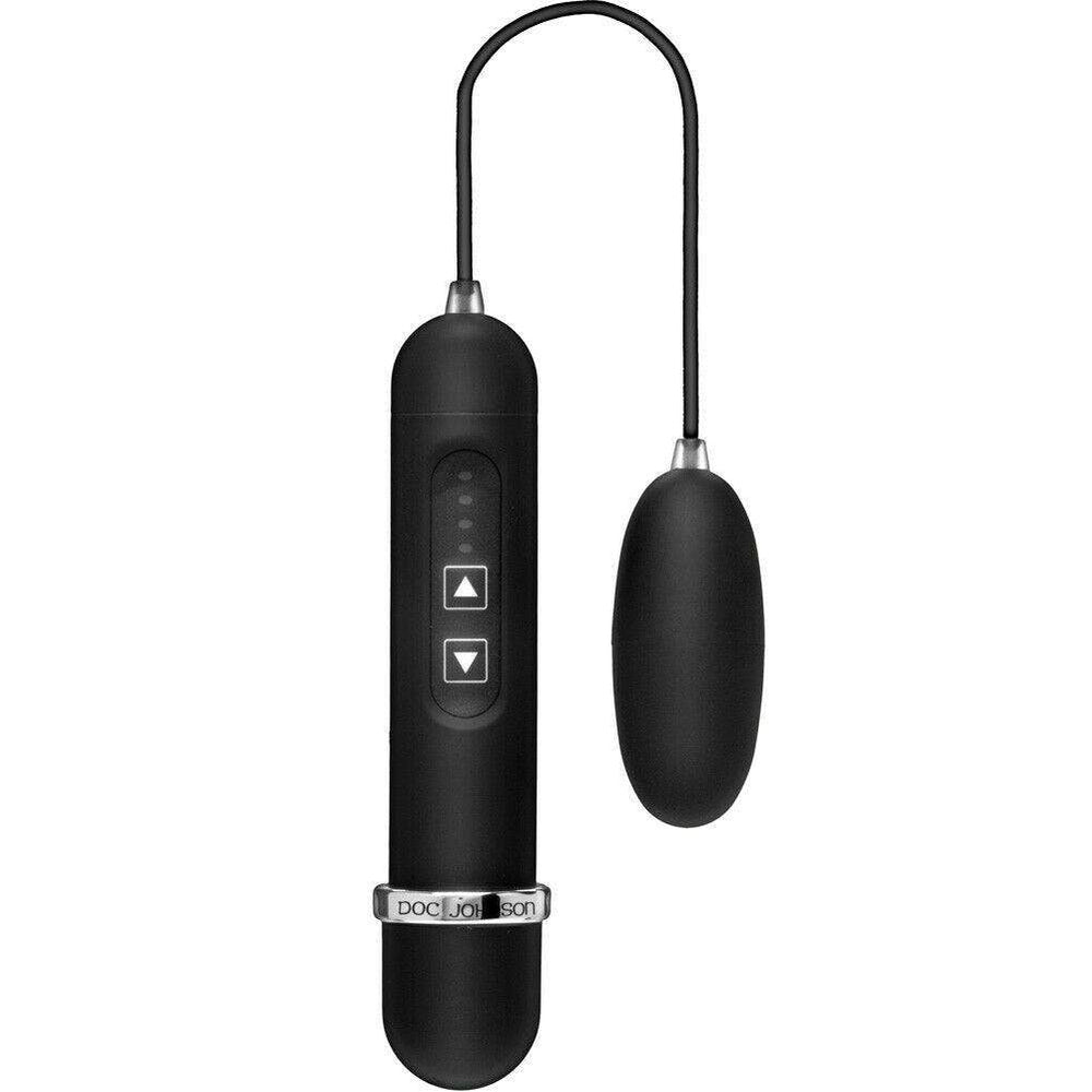Black Magic Bullet Luxurious Vibrator & Controller | Doc Johnson - The Dildo Hub